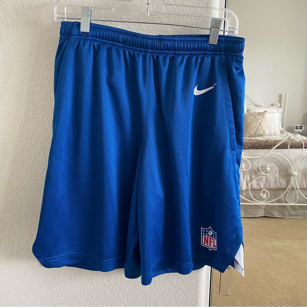 Men's Blue Nike NFL Drawstring Shorts Size Medium